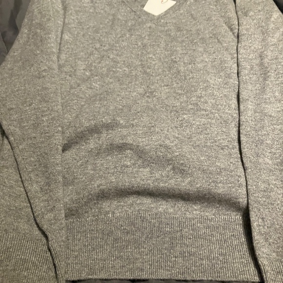 Quince Mongolian cashmere v-neck sweater gray women’s XL new with tags - Picture 4 of 6